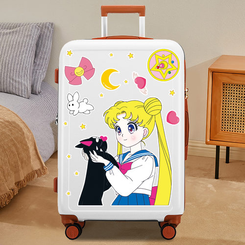美少女战士卡通行李箱贴纸