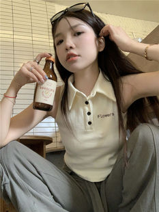 美式复古学院针织辣妹背心女2026春装新款外穿ins短款上衣少女感