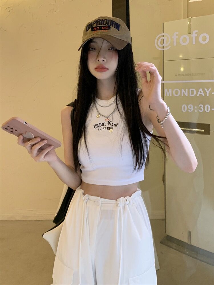 新款刺绣内搭吊带背心女修身显瘦美背辣妹抹胸外穿裹胸短款小上衣,女装/女士精品,背心吊带,淘宝优惠券,粉丝福利购,淘宝优惠卷