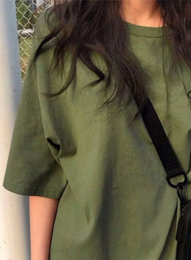 ins超火cec短袖T恤女春秋韩版刺绣体恤半袖慵懒风学生宽松上衣服