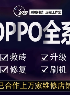 远程OPPO realmeX A7X K1 K3 gtneo5 R17R15梦境reno3proACE2刷机