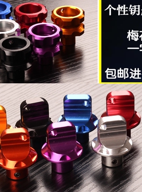 新品电动车摩托车钥匙扣改装配件雅马哈鬼火福喜巧格钥匙呸钥匙头