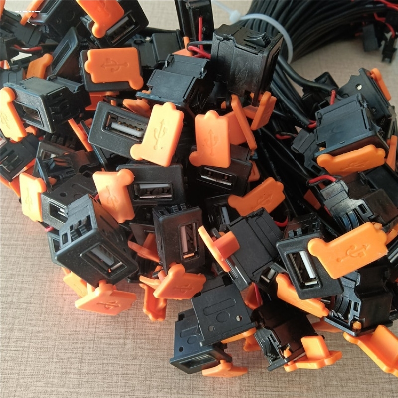 电动车加装usb充电口手机充电器转换器插头12v48v60v72伏100V通用