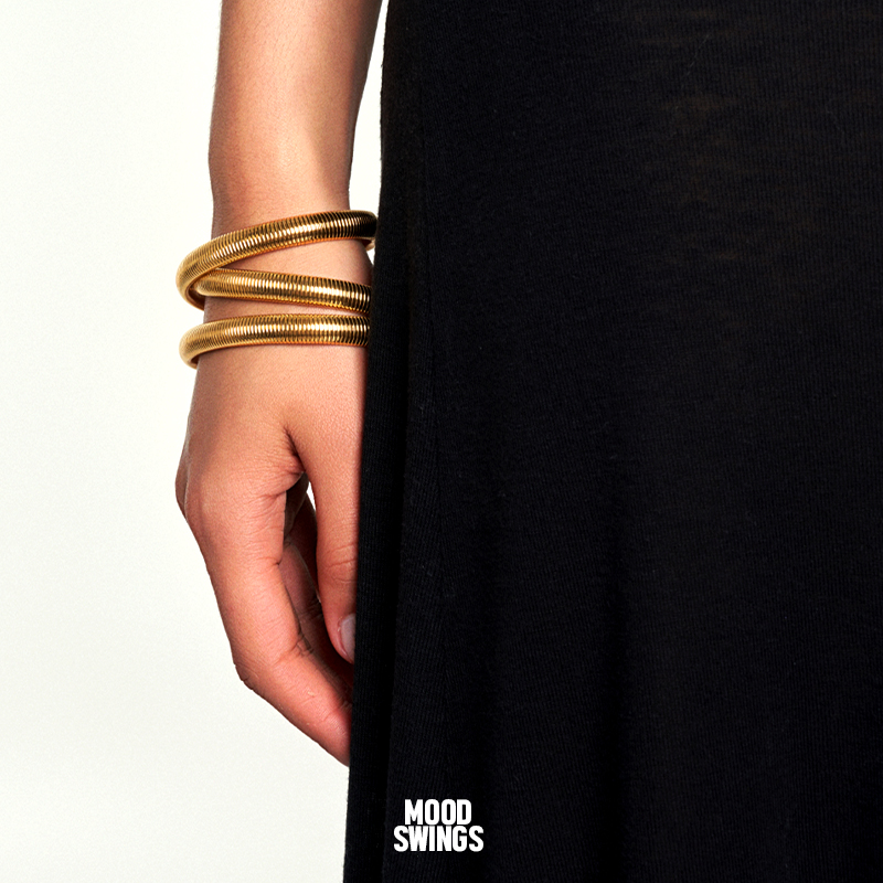 情绪波动MOODSWINGS三层镀金手环