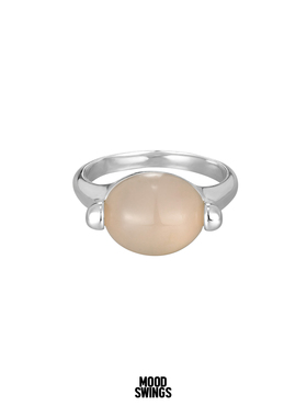 情绪波动925银天然玛瑙女戒