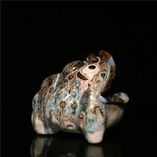 Пластиковый сварочных электродов 石湾公仔陶瓷创意烟灰缸家居客厅博古架电视柜茶宠摆件工艺礼品