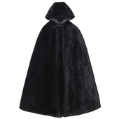 冬季 皮草外套宝宝保暖 加厚儿童披风斗篷秋冬外出挡风女童男童长款