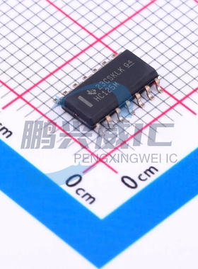 TI 原装正品 CD74HC125M96 丝印HC125M SOP14 2V~6V 三态