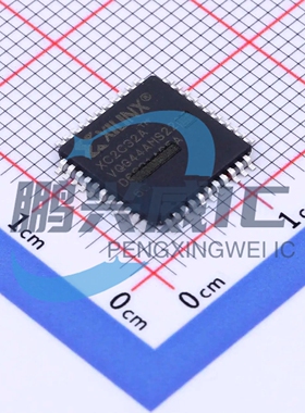 XILINX 原装正品 XC2C32A-6VQG44C I QFP-44  可编程逻辑器件