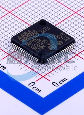 ST 原装正品 STM32F103RFT6 STM32F  LQFP-64 72MHz ARM-M3 768KB