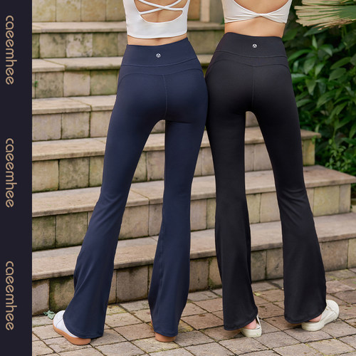 卡益瑜伽长裤休闲阔腿喇叭裤