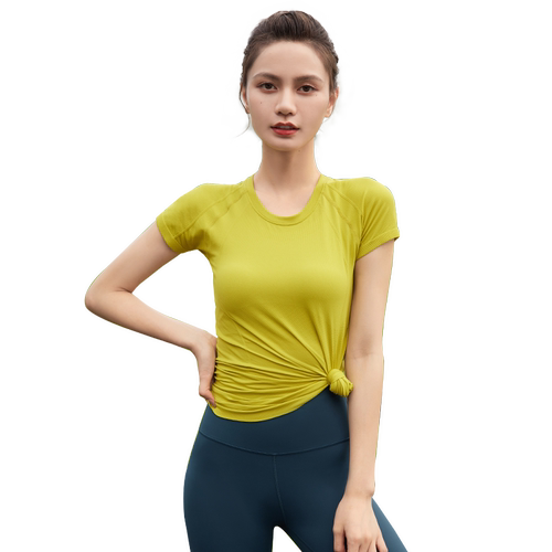 卡益瑜伽服女春夏季新款短袖健身上衣专业高端时尚普拉提训练服女