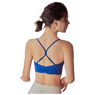 卡益专业瑜伽服女2025高端时尚运动内衣带胸垫防震文胸健身背心夏