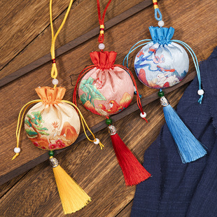 古风香包香囊随身小福袋端午节荷包袋锦囊汽车挂件胎发袋驱蚊香袋