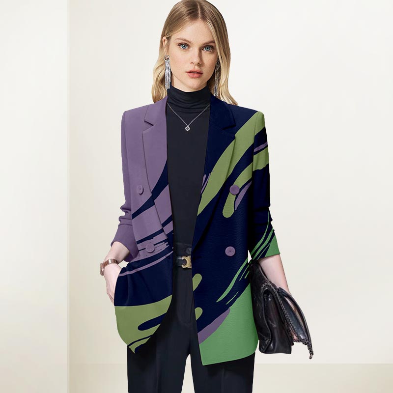 高级设计感轻奢时尚西服女2025秋冬新品洋气职业通勤别致西装外套