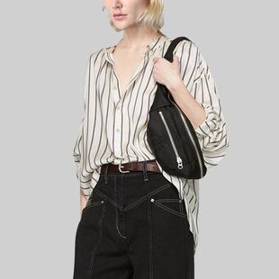 法式 女2025年秋独特别致小上衣收腰叠穿百搭衬衣潮 高级感条纹衬衫