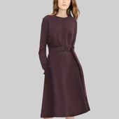 轻奢名媛简约气质连衣裙2026年春季 新款 收腰显瘦通勤职业A字裙潮