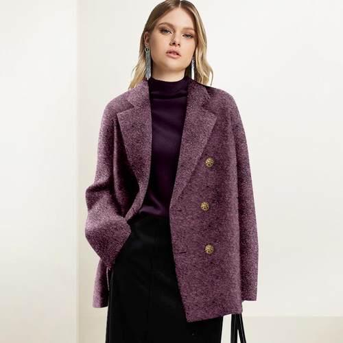 质高级感超好看呢子大衣