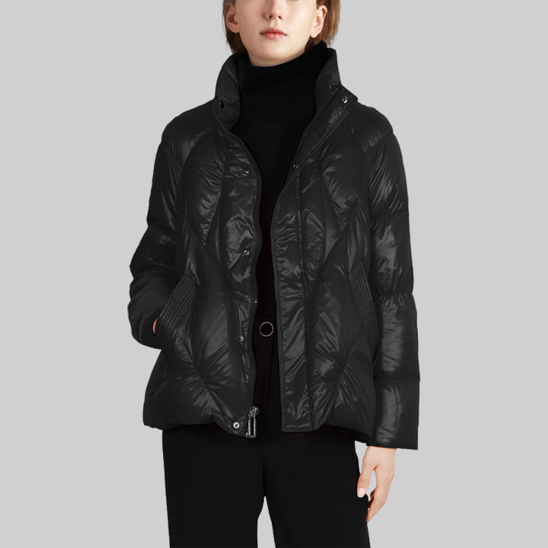 特价断码连帽立领印花纯色拉链反季清仓保暖防寒外套羽绒服面包服