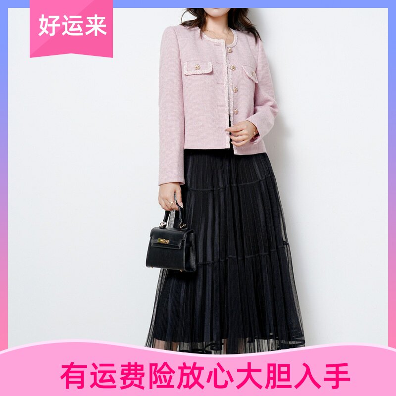 秋冬高级感气质小香风外套小个子