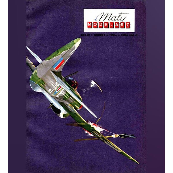 《Maly Modelarz》1968-2 霍克暴风Mk.V战斗机 纸模型 DIY