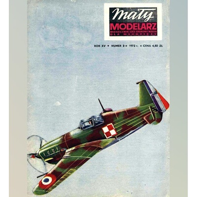 《Maly Modelarz》纸模型 DIY 莫拉纳索尔尼埃MS.406战斗机