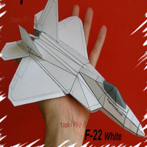 f22 可飞 纸模型 小型国外经典军事空军装备重器经典劲爆重装