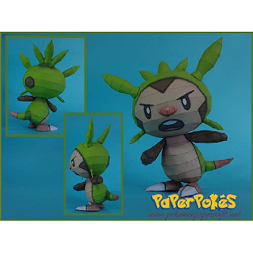 CHESPIN哈力栗纸模型非塑料非金素纸质模型diy手工自己