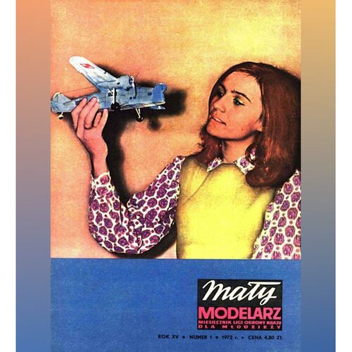 《Maly Modelarz》纸模型 DIY 1972年轰炸机LWS-1 Zubr