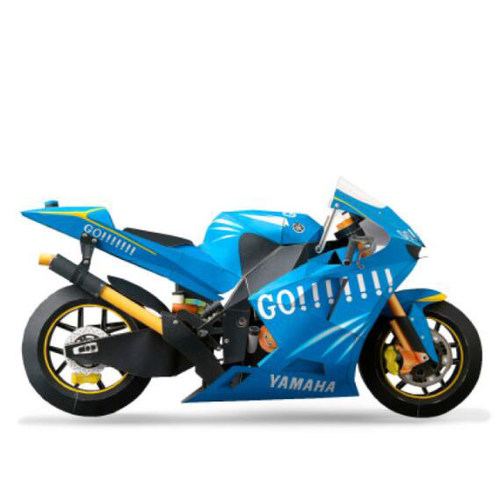 YAMAHA雅马哈YZR-M1摩托车3d立体纸模型DIY手工制作折纸益智玩具
