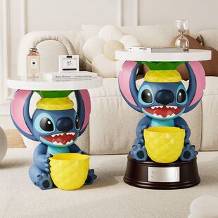 史迪仔客厅落地摆件大号创意沙发茶几边几装饰公仔手办乔迁礼物