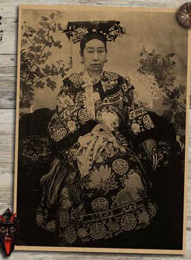 海报复古文艺风牛皮纸装饰画