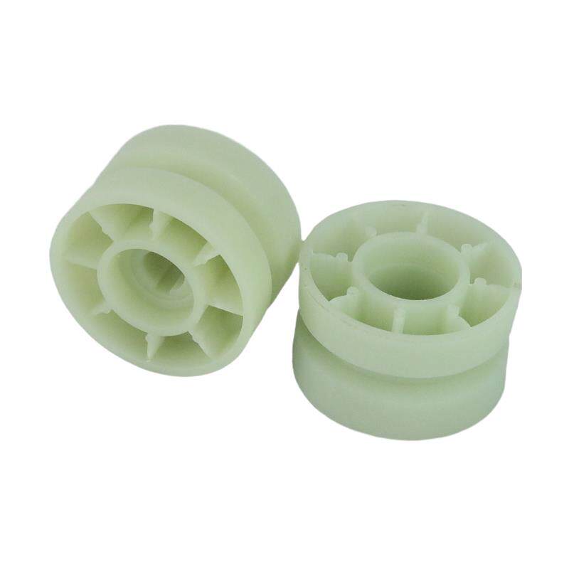 工业输送带拖轮驱动轮直径80封箱机包装机皮带导轮工装板尼龙托轮