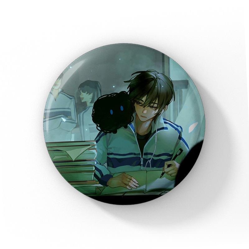 惊封周边 吧唧无限白柳谢塔 我在惊悚游戏里封神壶鱼辣椒胸针徽章