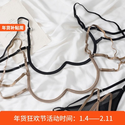 女蕾丝大胸显小文胸法式有钢圈