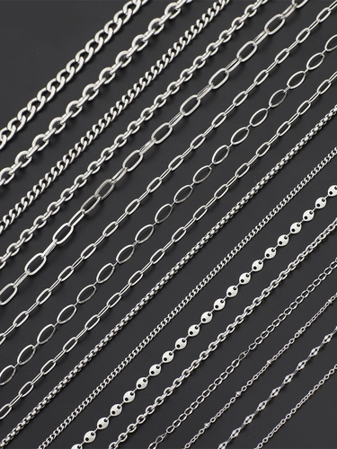 Цепь из нержавеющей стали из жемчуга ручной работы, браслет, ожерелье, аксессуары