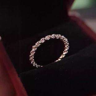 韩剧想你尹恩惠李秀妍同款关节戒指复古精致麻花扭曲纹尾戒女叠戴