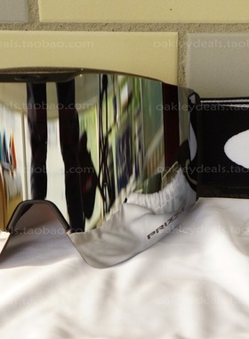Oakley无框大柱面滑雪镜24新款Fall Line L极速大号oo7099-01国行