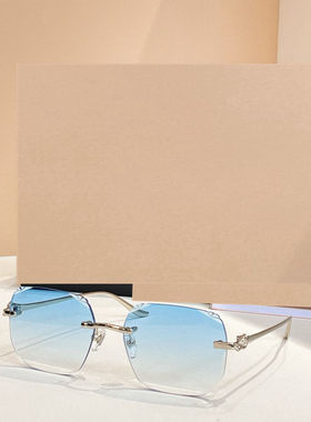 金属多边形遮阳太阳镜男女款时尚