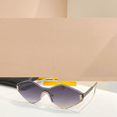 夏季 遮阳墨镜防紫外线灰 男女通用太阳眼镜金属多边形无框0440时尚