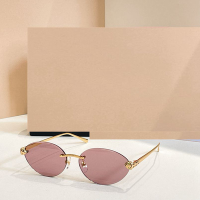 金属椭圆遮阳墨镜男女款防紫外线