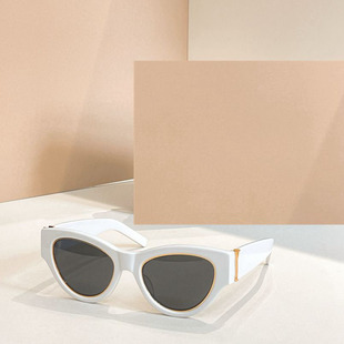 时尚 猫眼板材太阳眼镜男女通用M94D网红风遮阳墨镜防紫外线黑白绿