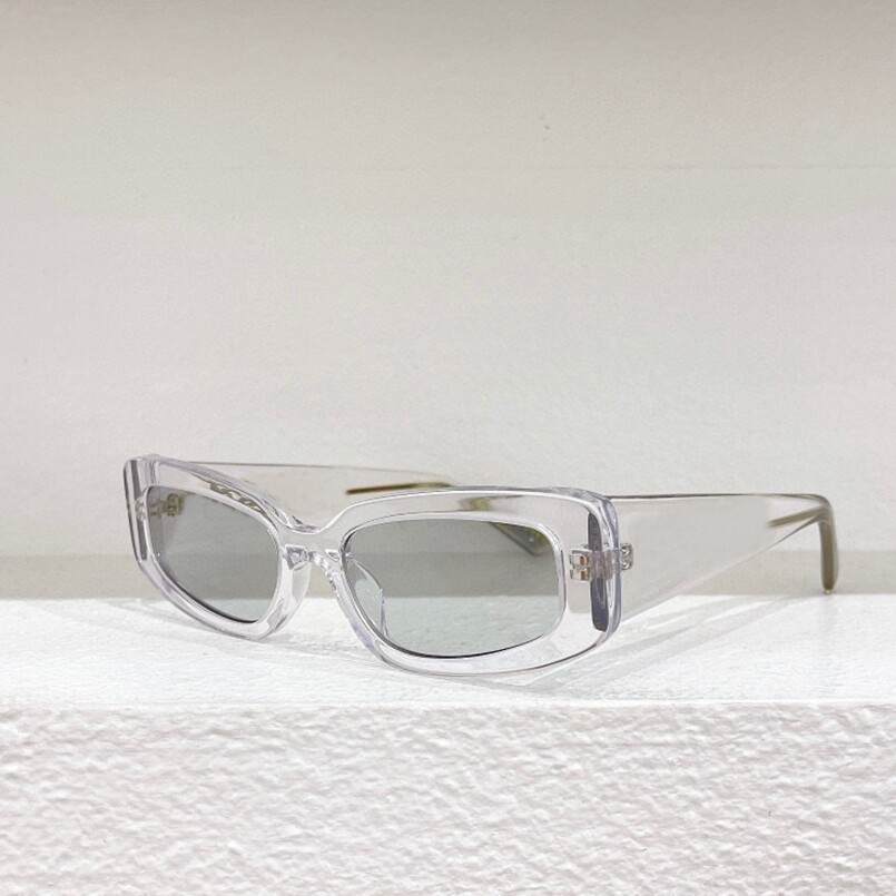 嘻哈风格长方形小框太阳眼镜女4445时尚潮流遮阳墨镜男银灰黑橙棕