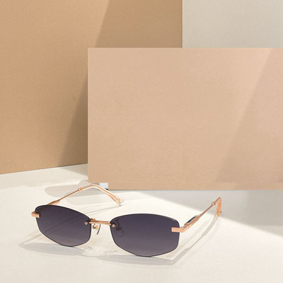 金属多边形遮阳太阳镜男女款时尚