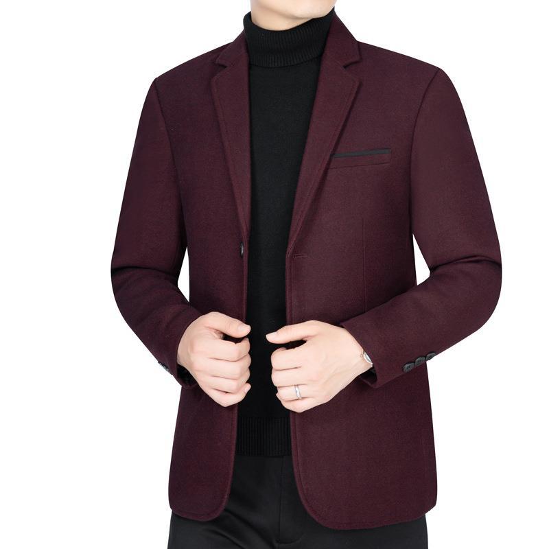 好价中长毛呢外套款休闲正装礼服