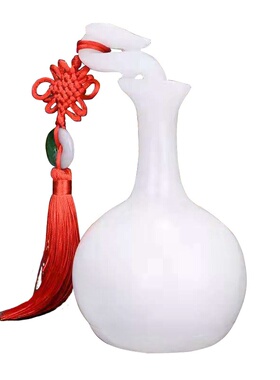 阿富汗白玉工艺品创意平安如意花瓶摆件家居送礼客厅装饰厂家直销