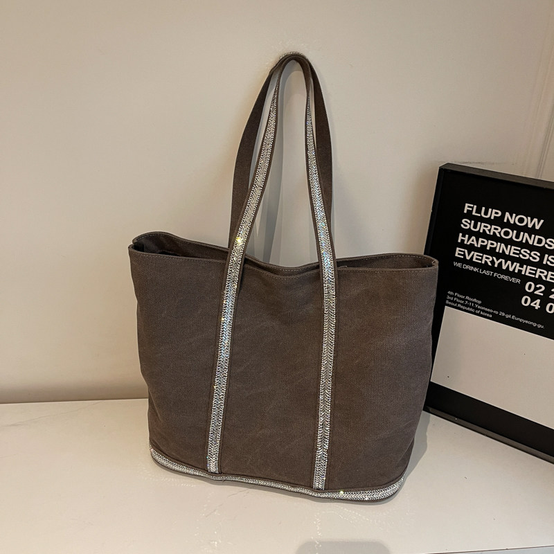 磨砂绒面复古托特包女大容量百搭休闲单肩手提包大包包通勤购物袋,箱包皮具/热销女包/男包,托特包,淘宝优惠券,粉丝福利购,淘宝优惠卷