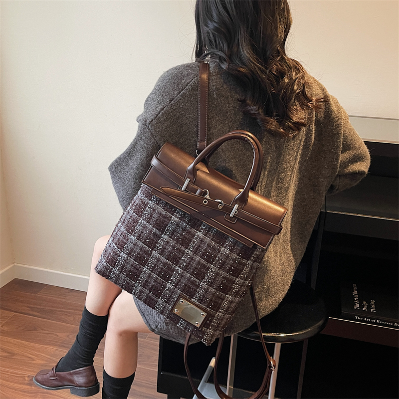 素韵格新款大容量双肩背包