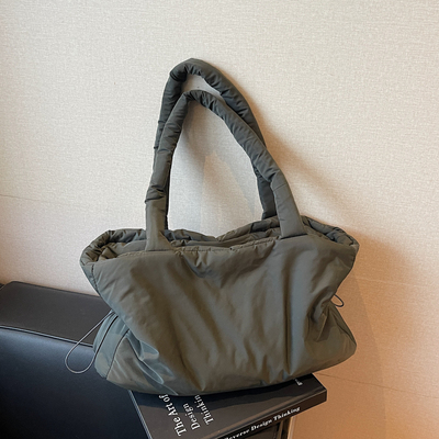 简约大容量托特包女单肩手提包