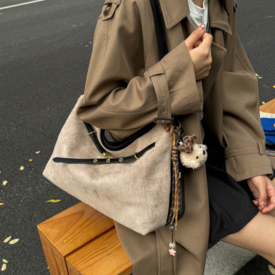 韩系大容量通勤托特包